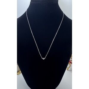 Swarovski Necklace Beautiful Round Crystal Pendant 16"- Beautiful Necklace